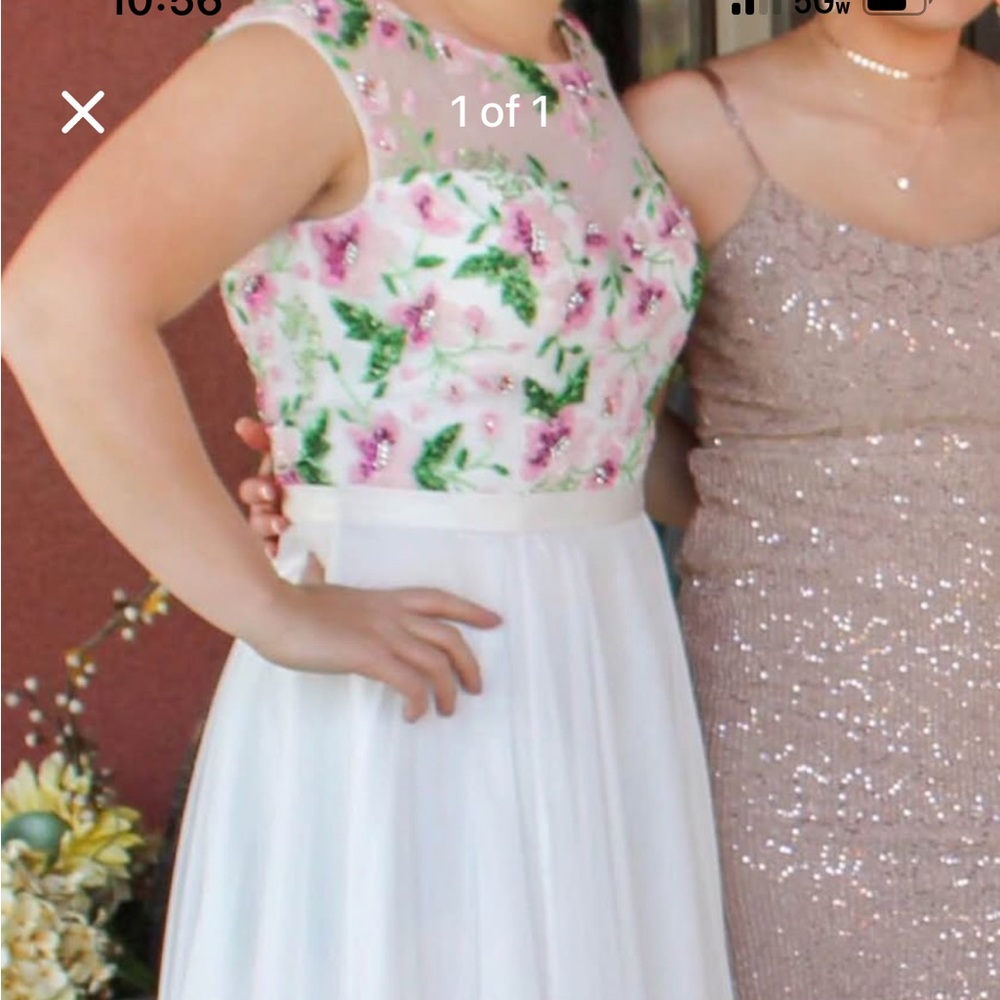 Elegant White Gown